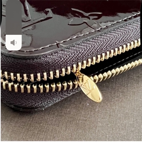 NWT Louis Vuitton Zippy Wallet Monogram Vernis, Amarante - Picture 7 of 15